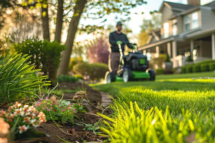 self-propelled push mower
