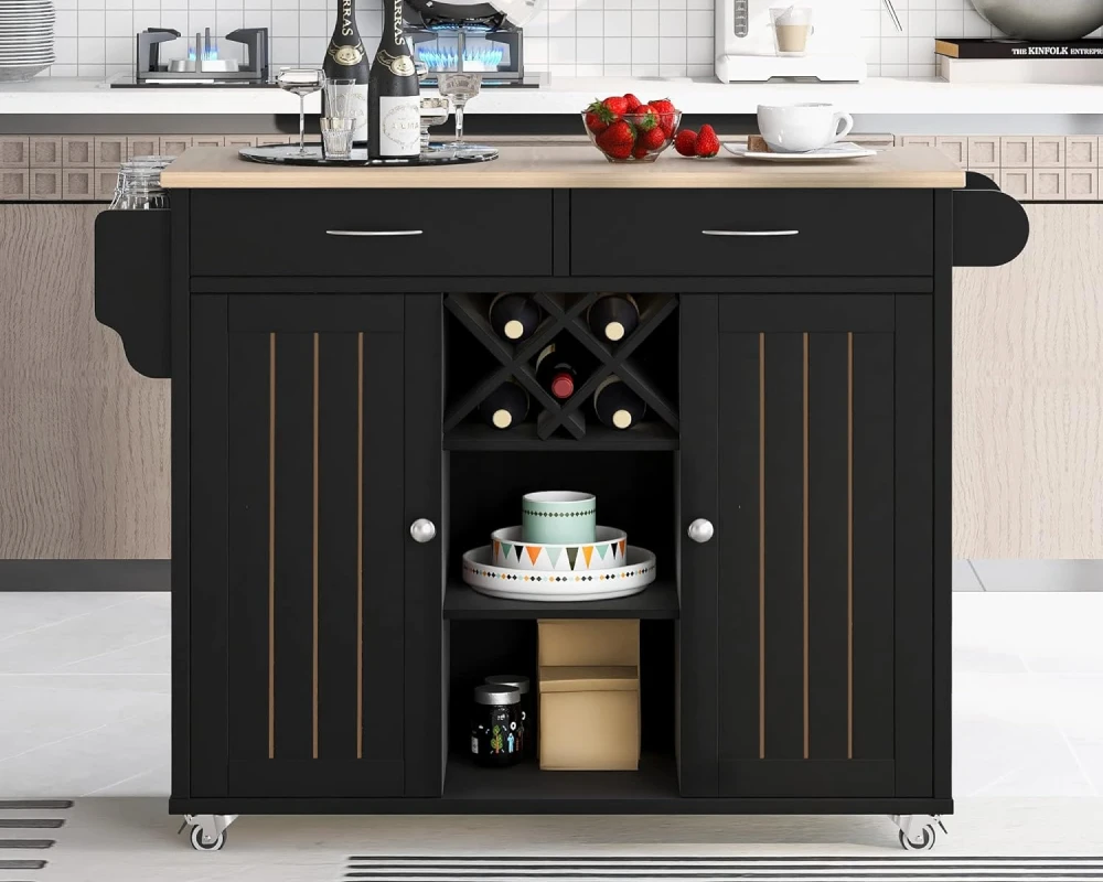 kitchen cart on wheels
