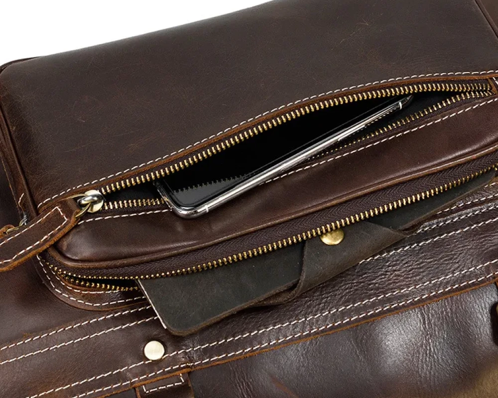 womens leather carry on luggage